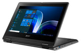 Acer TravelMate TMB311R-32-C31R Intel® Celeron® N N5100 Hybrid (2-in-1) 29.5 cm (11.6") Touchscreen HD 4 GB DDR4-SDRAM 128 GB Flash Wi-Fi 6 (802.11ax) QWERTY Windows 10 Pro English Black