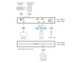 ATEN CS1182H4 KVM switch Black