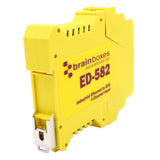 Brainboxes ED-582 network switch Unmanaged Fast Ethernet (10/100) DIN rail Yellow