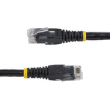 StarTech.com 10ft CAT6 Ethernet Cable - Black CAT 6 Gigabit Ethernet Wire -250MHz 100W PoE RJ45 UTP Molded Network/Patch Cord w/Strain Relief/ Individually Tested