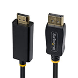 StarTech.com 10ft DisplayPort to HDMI Adapter Cable with Gripping Connectors, 4K 60Hz, HDR, Uni-Directional DP to HDMI Video Converter, DP Desktop to HDMI Monitor