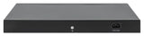 Intellinet 28-Port L2+ Fully Managed PoE+ Switch with 24 Gigabit Ethernet Ports and 4 SFP+ Uplinks IEEE 802.3at/af (PoE+/PoE) Compliant, 370 W PoE Power Budget, Layer 2+/Layer 3 Lite, Four 10G SFP+ Open Slots, Self-Healing Network, 19" Rackmount