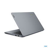 Lenovo 14e Chromebook Gen 3 Intel® N N200 35.6 cm (14") Touchscreen Full HD 8 GB LPDDR5-SDRAM 128 GB eMMC Wi-Fi 6E (802.11ax) ChromeOS Grey QWERTY US English
