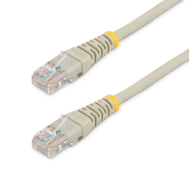 StarTech.com Cat5e Patch Cable with Molded RJ45 Connectors - 15 ft. - Gray