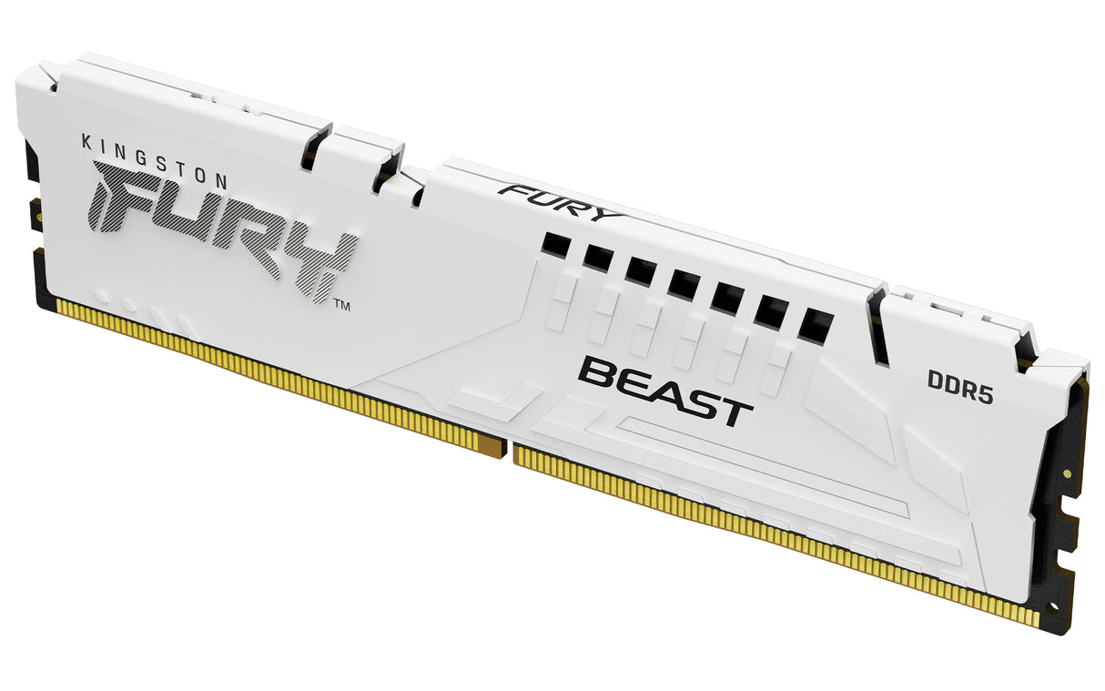 Kingston Technology FURY Beast 64GB 5600MT/s DDR5 CL40 DIMM (Kit of 2) White XMP