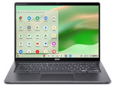 Acer Chromebook Enterprise Spin 714 CP714-2WN-320J Intel® Core™ i3 i3-1315U 35.6 cm (14") Touchscreen Full HD 8 GB LPDDR4x-SDRAM 256 GB SSD Wi-Fi 6E (802.11ax) ChromeOS Grey