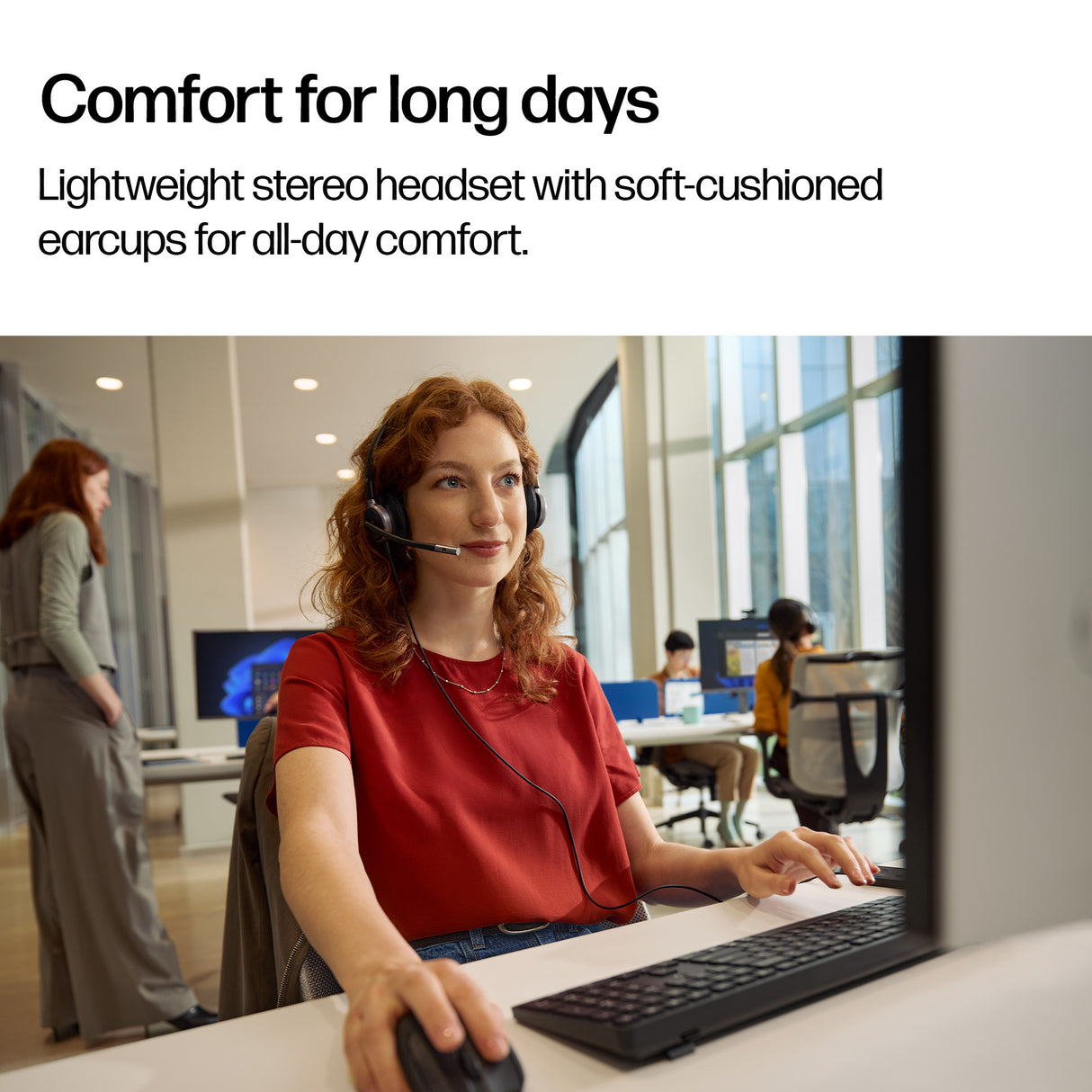 HP Poly Mission 625 Stereo USB Wired Headset