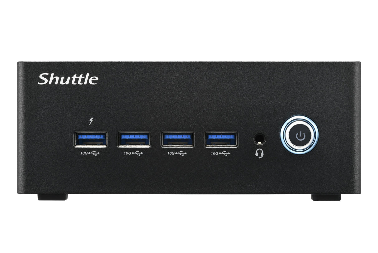 Shuttle Nano PC NT10H9, Intel Core Ultra 9 185H, Intel Arc graphics, 2xHDMI, 2xUSB 4.0 (DP), 2x2.5Gbit LAN, incl. VESA 24/7 permanent operation