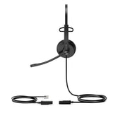 Yealink YHS34 Mono Headset Wired Head-band Calls/Music Black