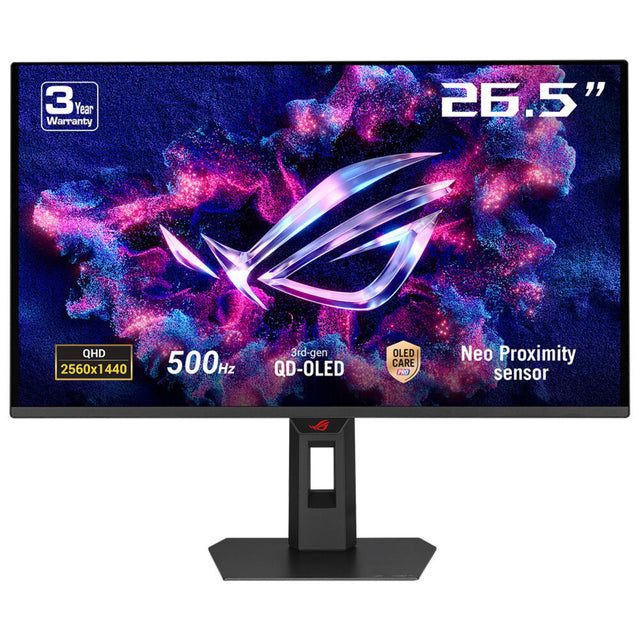ASUS ROG Strix OLED XG27AQDPG computer monitor 67.3 cm (26.5") 2560 x 1440 pixels Wide Quad HD QD-OLED Black