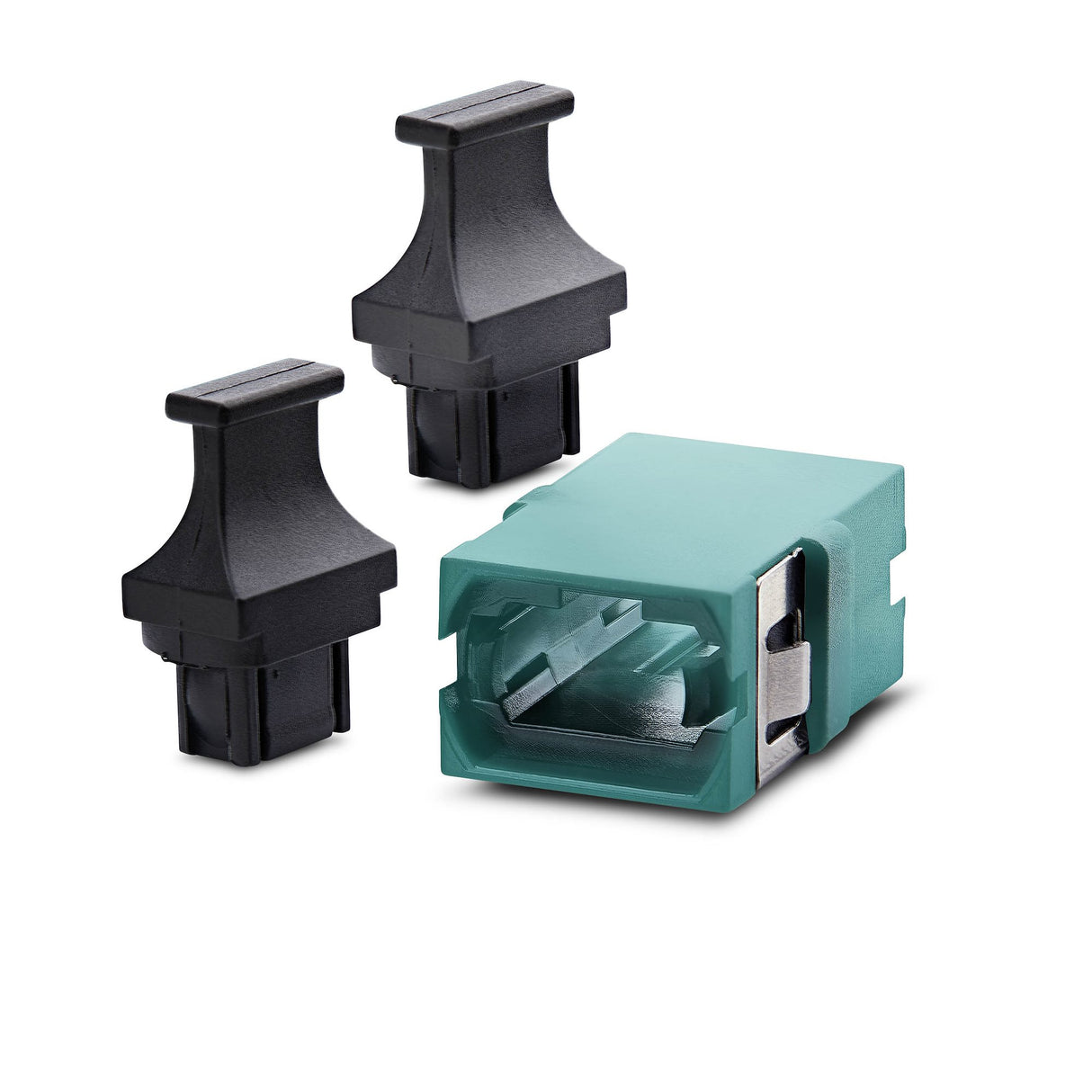 StarTech.com MPO/MTP Coupler, Single Mode/Multimode Fiber Adapter, Key Up-Key Down, Fiber Optic MPO/MTP Coupler - Aqua