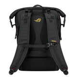 ASUS ROG SLASH Edition 20 backpack Roll top backpack Black Polyester, PU leather