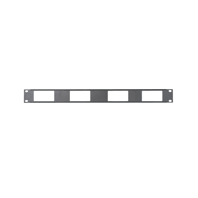 Middle Atlantic 1 RU Decora Device Panel for 4 Devices