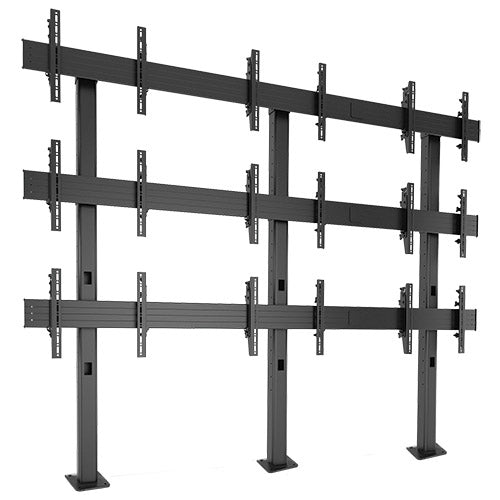 Chief Fusion® 3 x 3 Micro-Adjustable Large Bolt-Down Freestanding Video Wall