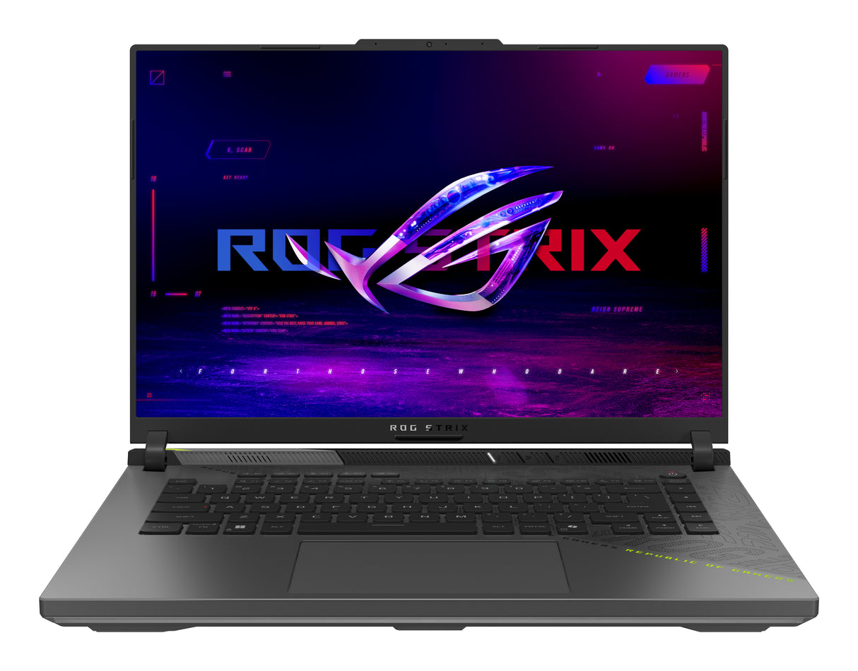 ASUS ROG Strix G16 G614PP-DB96-CA AMD Ryzen™ 9 8940HX Laptop 40.6 cm (16") WUXGA 32 GB DDR5-SDRAM 1 TB SSD NVIDIA GeForce RTX 5070 Wi-Fi 6E (802.11ax) Windows 11 Home Black, Green, Grey