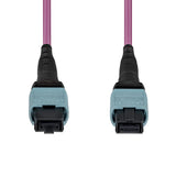 StarTech.com 3m (10ft) MTP®/MPO Fiber Optic Cable, 24F Type-B, OS2 Single Mode MTP/APC Female Fiber Patch Cable, 9/125µm, OFNP Plenum, MTP-24 Fiber Jumper Cord
