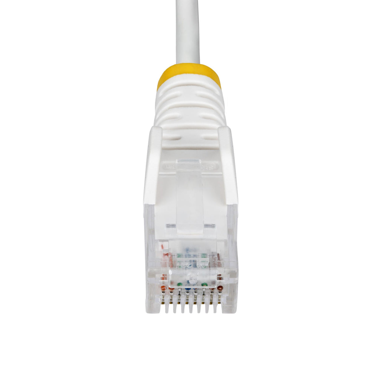StarTech.com 20ft White Slim CAT6 Ethernet Cable, Snagless, 100W PoE, UTP, LSZH, 28AWG Pure Bare Copper Wire, Slim RJ45 Network Patch Cord w/Strain Reliefs, Individually Tested