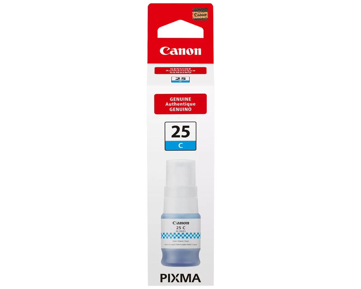 Canon GI-25 Cyan Ink Bottle