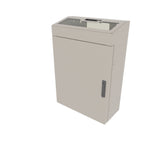 Middle Atlantic 4 RU Low Profile Wall Rack Plexi Top - Putty