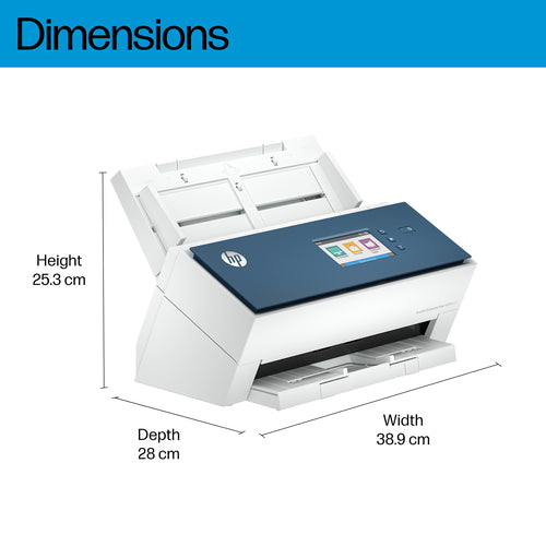 HP ScanJet Enterprise Flow N9000 sn1 Sheet-fed scanner 600 x 600 DPI A3 Blue, White