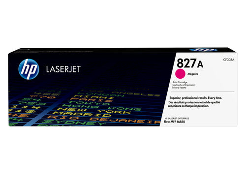 HP 827A Magenta Original LaserJet Toner Cartridge