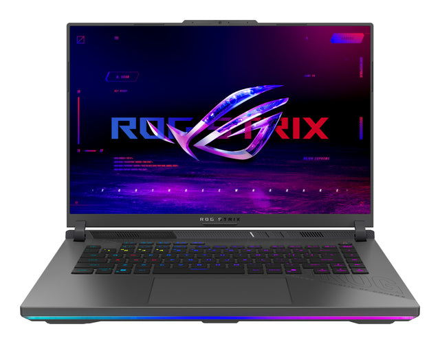 ASUS ROG Strix G16 G614PR-DB96-CA laptop AMD Ryzen™ 9 8940HX 40.6 cm (16") WUXGA 32 GB DDR5-SDRAM 1 TB SSD NVIDIA GeForce RTX 5070 Ti Wi-Fi 6E (802.11ax) Windows 11 Home Black, Grey