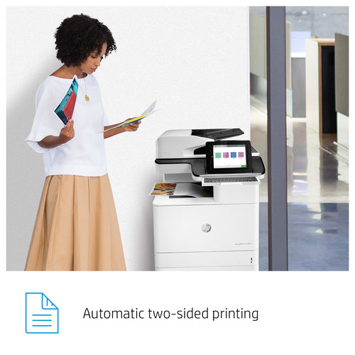 HP Color LaserJet Enterprise Flow LaserJet Enterprise Flow M776z Wireless Multifunction Color Printer, Copier, Scanner; Duplex