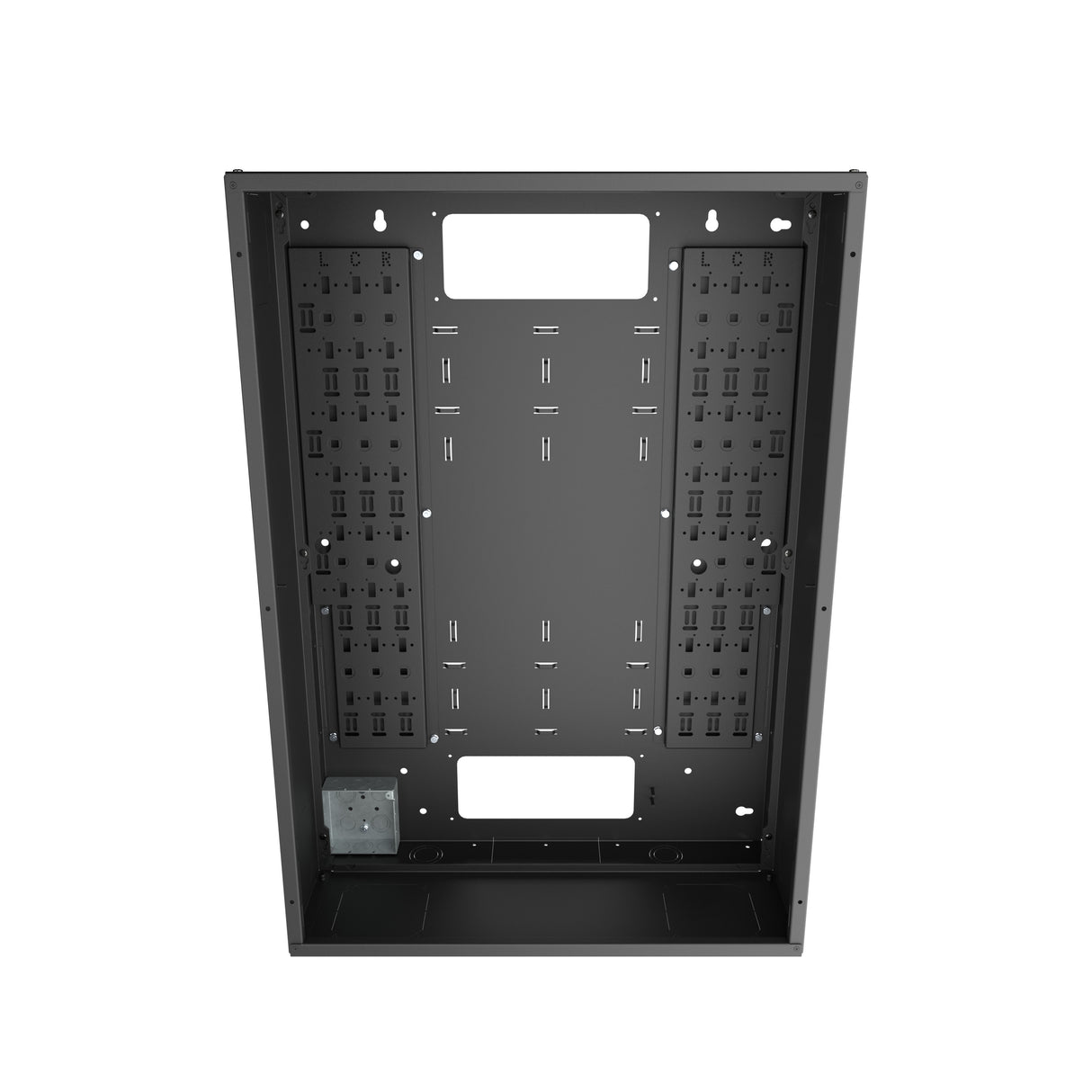 Middle Atlantic VWM Series Back Pan for Solid Door, 36" High x 16" Deep - Black