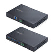 StarTech.com 4-Port USB 3.0 Extender over Ethernet up to 330ft (100m) via Cat6a / Cat7 / Cat8 RJ45 Cable, Extension for Remote USB Devices, 4x USB-A 5Gbps Hub, TAA