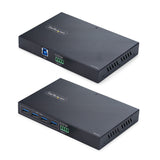 StarTech.com 4-Port USB 3.0 Extender over Ethernet up to 330ft (100m) via Cat6a / Cat7 / Cat8 RJ45 Cable, Extension for Remote USB Devices, 4x USB-A 5Gbps Hub, TAA