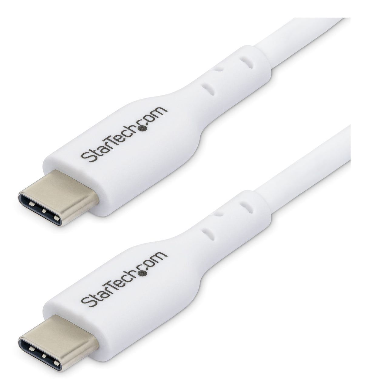 StarTech.com 3ft (1m) USB-C Charging Cable, Charge & Sync, 60W (3A) PD, USB 2.0 Laptop Charger Cable - White USB C Charging Cord
