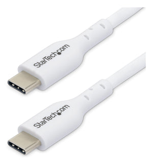 StarTech.com 3ft (1m) USB-C Charging Cable, Charge & Sync, 60W (3A) PD, USB 2.0 Laptop Charger Cable - White USB C Charging Cord