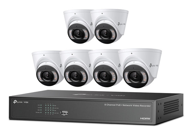 TP-Link VIGI 4MP TURRET IPC & 8-CH NVR KIT video surveillance kit Wired 8 channels