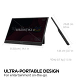 Viewsonic VA VA1653 computer monitor 39.6 cm (15.6") 1920 x 1080 pixels Full HD LED Black