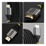 StarTech.com 10ft (3m) Premium Certified High Speed HDMI Cable, Ultra Flexible HDMI Cable, 4K 60Hz/1440p 144Hz w/HDR10/ARC, 18Gbps, High Flex Braided HDMI Cord