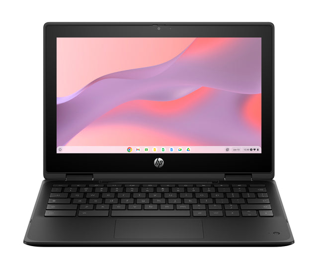 HP Fortis Flip G1m MediaTek 520 Hybrid (2-in-1) 29.5 cm (11.6") Touchscreen HD 8 GB LPDDR4x-SDRAM 32 GB eMMC Wi-Fi 6 (802.11ax) ChromeOS Black