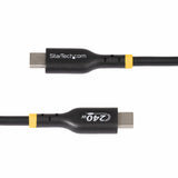 StarTech.com 10ft (3m) USB-C Charging Cable, Charge & Sync, 240W (5A) PD EPR, USB 2.0 Laptop Charger Cable, USB-IF Certified , TPE Jacket - USB C Charging Cord