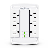 CyberPower CSB6WS surge protector White 6 AC outlet(s) 125 V 1.8 m