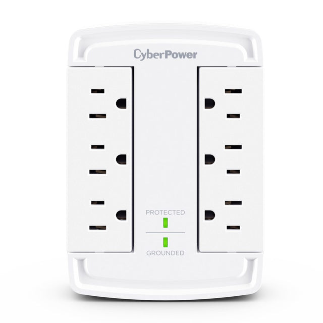CyberPower CSB6WS surge protector White 6 AC outlet(s) 125 V 1.8 m
