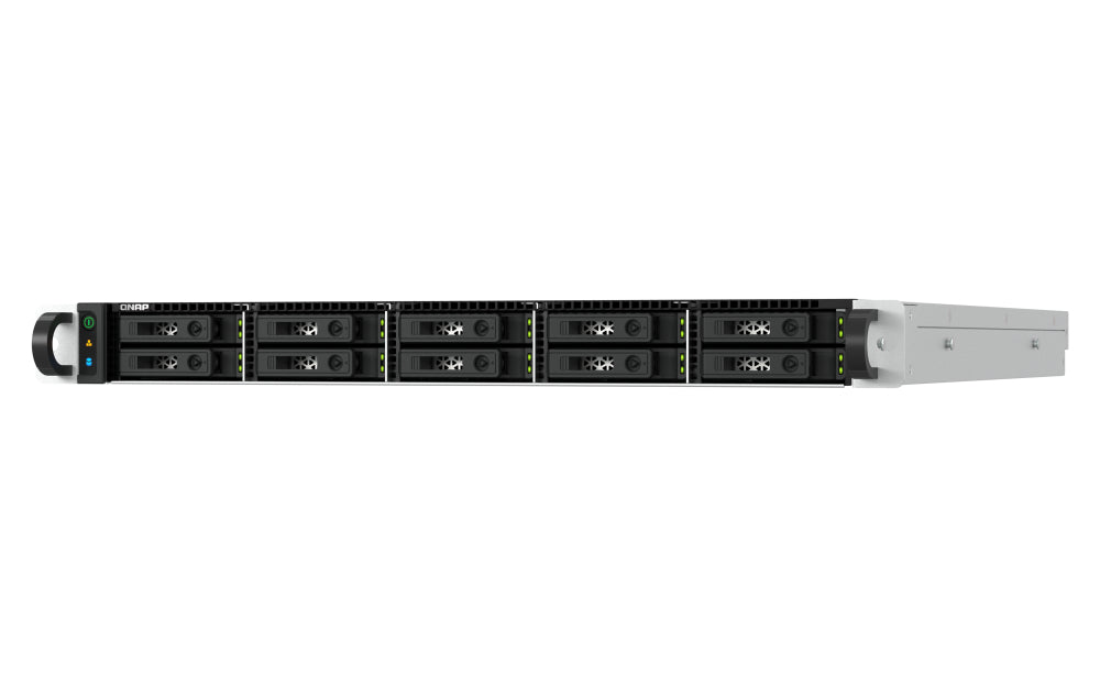 QNAP TS-h1077AFU-R7-32G NAS Rack (1U) AMD Ryzen™ 7 32 GB DDR5 0 TB QNAP QTS Black, Grey