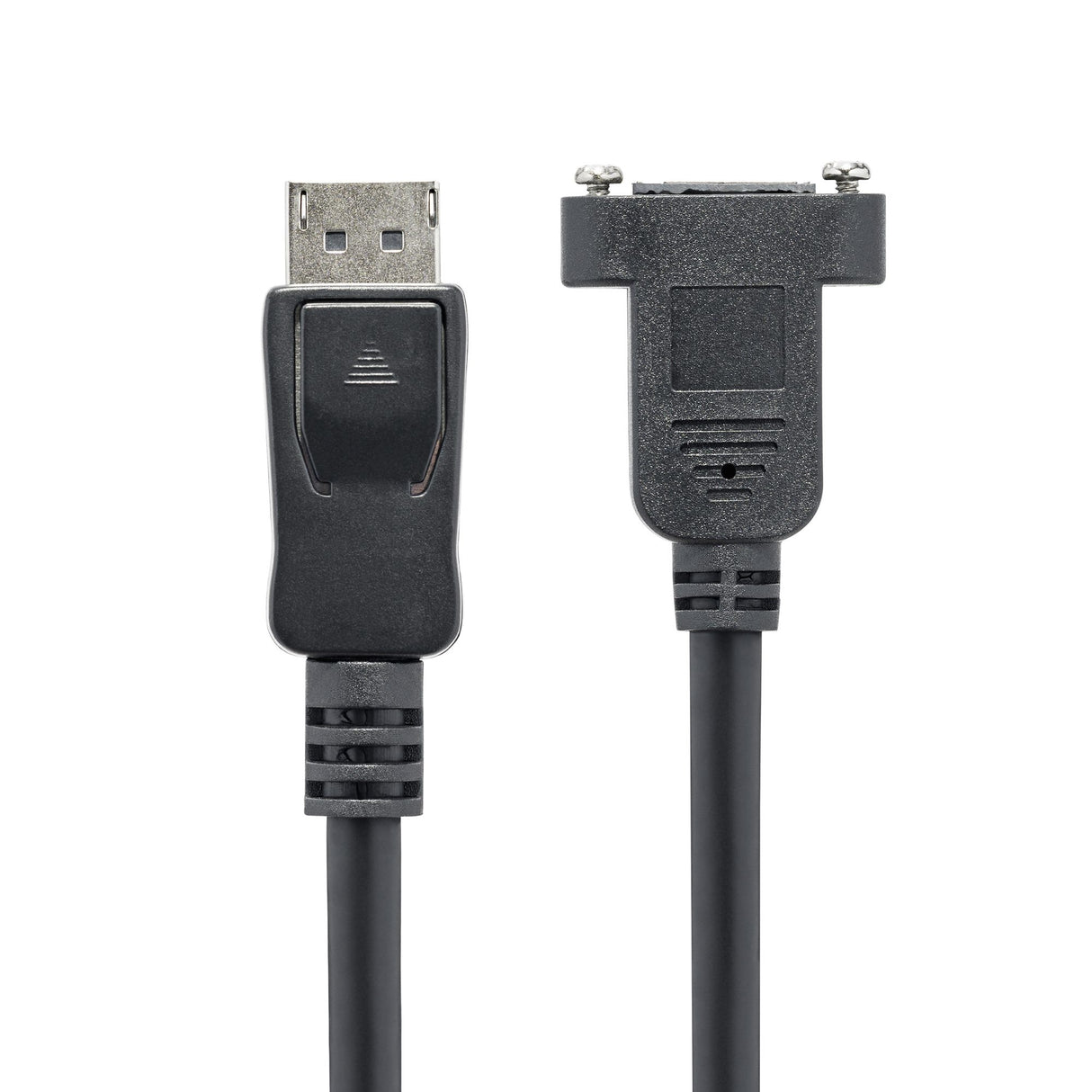 StarTech.com 3ft (91cm) Panel Mount DisplayPort Cable - 4K x 2K - DisplayPort 1.2 Extension Cable Male to Female - DP Video Extender Cord with Panel Mount DP Connector - DP Monitor Cable