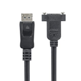 StarTech.com 3ft (91cm) Panel Mount DisplayPort Cable - 4K x 2K - DisplayPort 1.2 Extension Cable Male to Female - DP Video Extender Cord with Panel Mount DP Connector - DP Monitor Cable