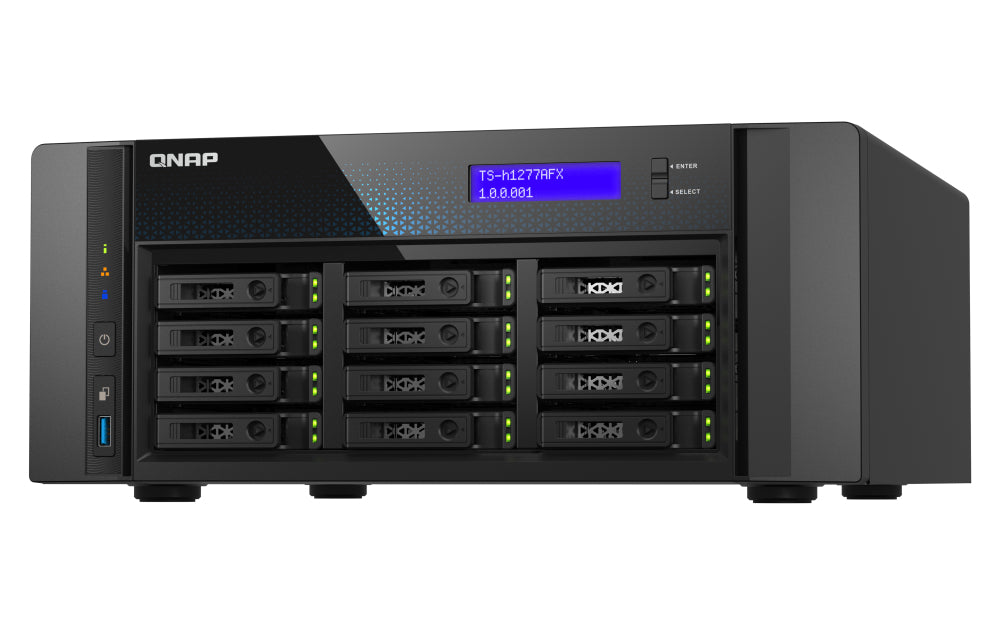 QNAP TS-H1277AFX-R7-32G NAS/storage server Tower AMD Ryzen™ 7 32 GB DDR5 0 TB QuTS hero Black