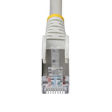 StarTech.com 10ft Gray CAT6a Ethernet Cable, Snagless RJ45, 10GbE, 100W PoE++, S/FTP, LSZH, 27AWG Pure Bare Copper Wire, 500MHz, Shielded Network Patch Cord w/Strain Reliefs, Individually Tested/ETL Verified