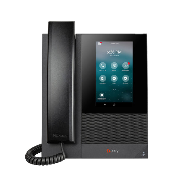 HP Poly CCX 400 Business Media Phone with Open SIP and PoE-enabled