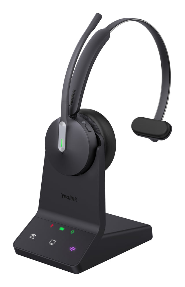 Yealink WH64 Mono UC Headset Wireless Head-band Office/Call center USB Type-C Bluetooth Black