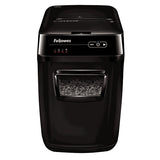 Fellowes 4656201 paper shredder Micro-cut shredding 22.8 cm Black