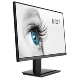 MSI Pro MP243 23.8 Inch Monitor, Full HD (1920 x 1080), 75Hz, IPS, 5ms, HDMI, DisplayPort, Built-in Speakers, Anti-Glare, Anti-Flicker, Less Blue light, TÜV Certified, VESA, Kensington, Black