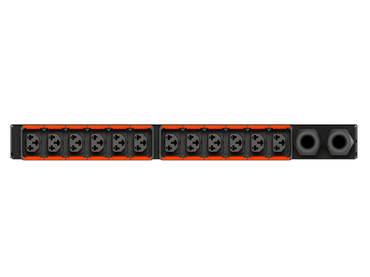 Vertiv Geist AN05M1R0-12CF18-2TL6TL6A011-D power distribution unit (PDU) 12 AC outlet(s) 0U Black