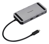 Targus DOCK429GL laptop dock/port replicator Wired USB4 Silver